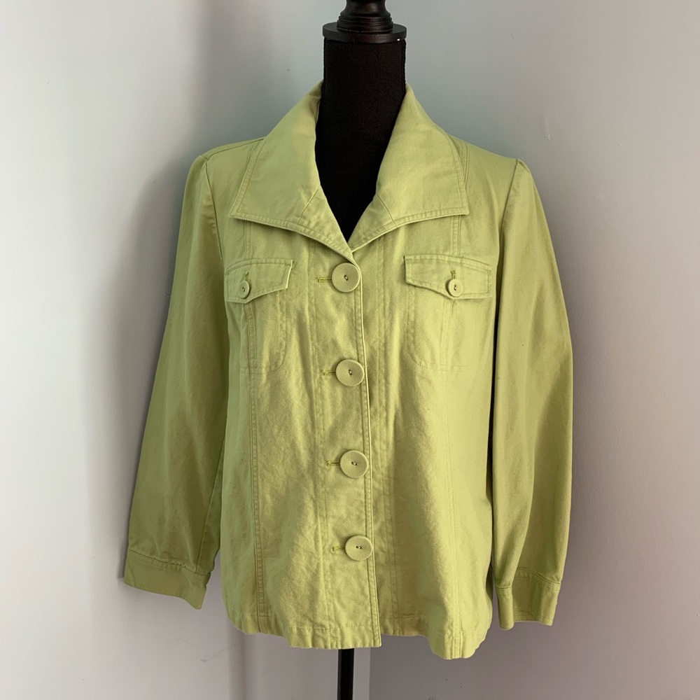 Additions by Chicos cotton jacket size 2
